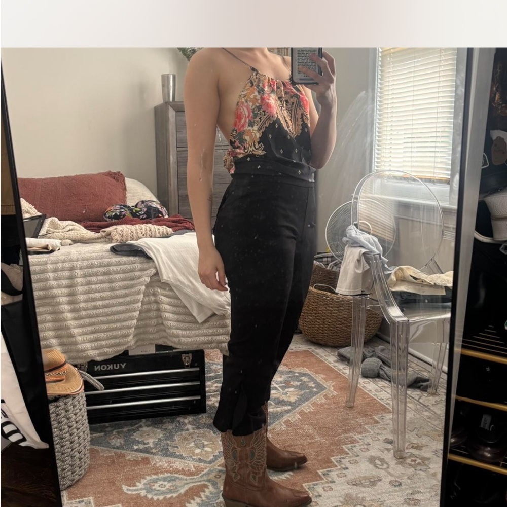 Clarks Brown And Teal Embroidered Western Boots - image 5